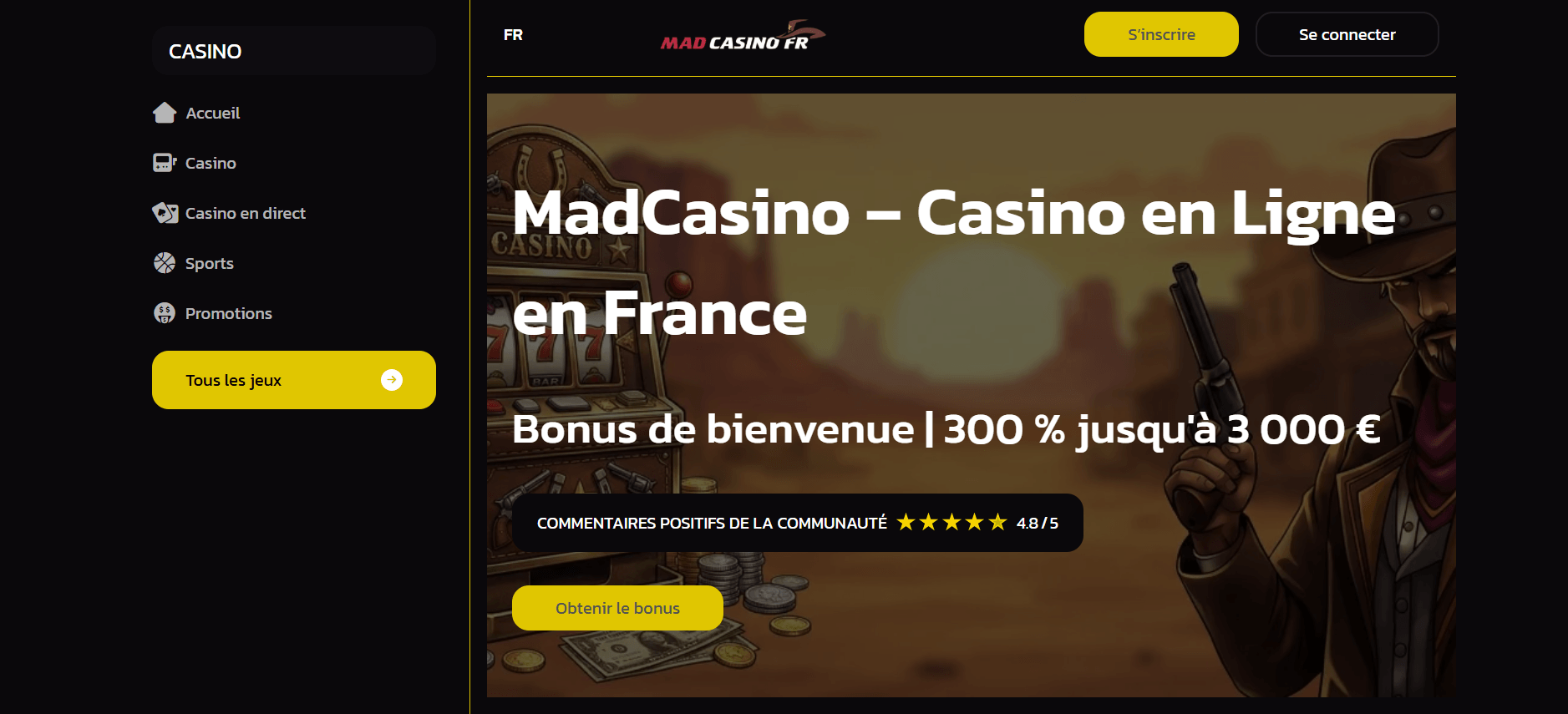 MadCasino casino sans wager